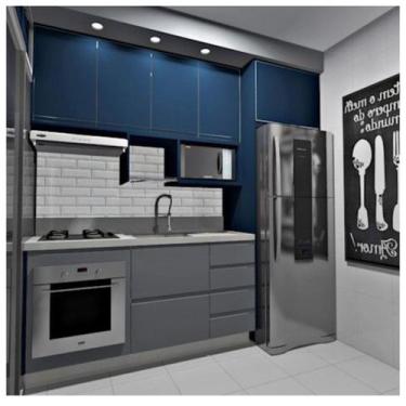 Imagem de Adesivo Lavável Azul Petróleo Vinílico Para Móveis - 1m X 61 - ALLTAK