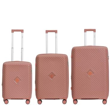 Imagem de Mala De Viagem Com 3 Peças Polipropileno Expansível Zíper Antifurto