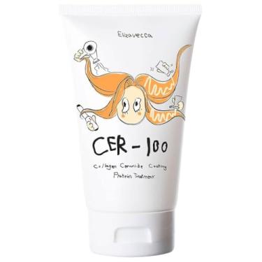 Imagem de Elizavecca Tratamento de Proteína de Revestimento de Ceramida de Colágeno Milky Piggy, Branco, 3,38 Oz