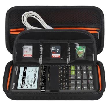 Imagem de Elonbo Estojo de transporte para Casio fx-CG50 PRIZM/Casio fx-9750GIII Calculadora gráfica colorida/991ES Plus/991CW/115ES Plus/ 300ES/ 300MS Calculadora científica avançada padrão, preta