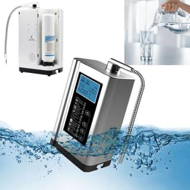 Imagem de KKSOUFX Ionizador De áGua, MáQuina Geradora De HidrogêNio, MáQuina Purificadora De áGua Ph 3,5-10,5 MáQuina De áGua áCida Alcalina,7 ConfiguraçõEs De áGua Para EletrodoméSticos,Limpeza AutomáTica