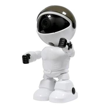 Imagem de Câmera  Robo IP WIFI Rastreamento Segurança Visão Noturna NF - SHOPPIN