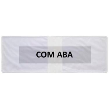 Imagem de 10x Miolo Refil Plástico Com Aba Grande Carteira Documento Carro Moto 