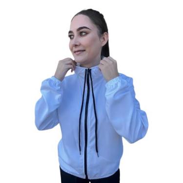 Imagem de Jaqueta corta vento feminina lisa academia treino corrida - Dionysio's