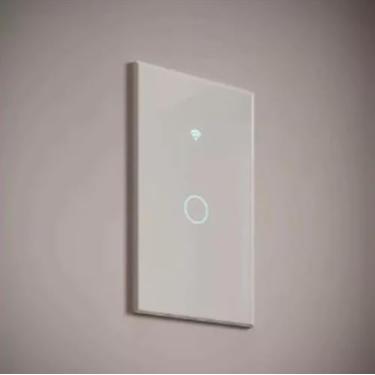 Imagem de Interruptor Inteligente Wireless 1 Botão Bivolt Compatível Amazon Alexa e Google Assitente para Automação Residencial Branco