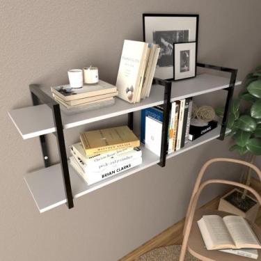 Imagem de Prateleira industrial moveis escritorio quarto estante infantil livros