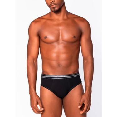Imagem de Cueca Slip Lupo 00524-003 Algodão com Elastano T. P/GG, M, 9980, Preto