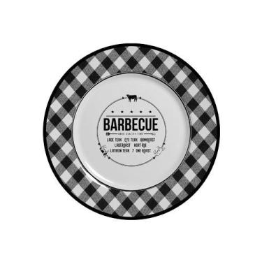 Imagem de Conjunto com 6 pratos sobremesa barbecue plus - Alleanza Cerâmica
