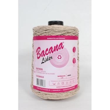 Imagem de Barbante bacana lider 6 fios - 1 kg colorido, Areia