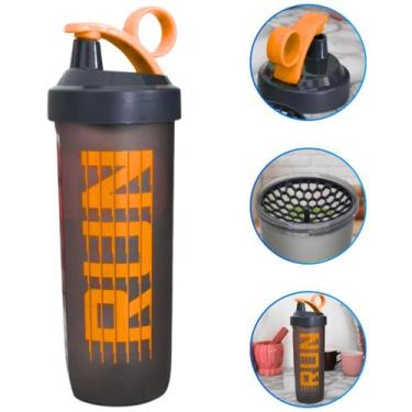 Imagem de Coqueteleira Academia Shaker Shakeira Garrafa Fitness C/ Rede 740ml - 