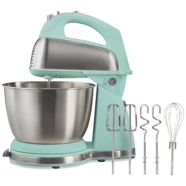 Imagem de Batedeira Hamilton Beach Clássica, 4 Litros, 6 Velocidades com Turbo, Base Antiderrapante, 290W, Verde 64658