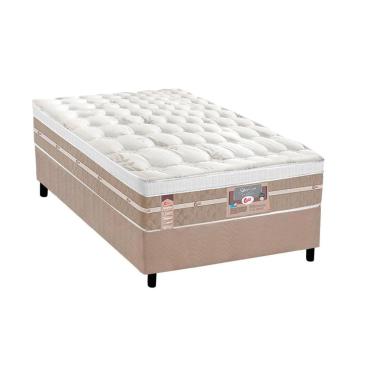Imagem de Cama Box Solteiro: Colchão Molas Ensacadas Castor Pocket Silver Star Air + Base crc Sue...