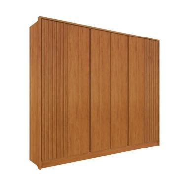 Imagem de Roupeiro 6 Portas Barcelona Ripado Tcil