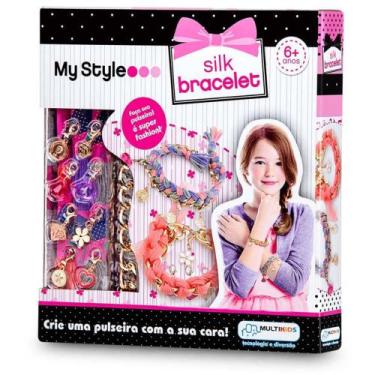 Imagem de Bijuteria e micanga my style kit pulseiras de seda - MULTIKIDS