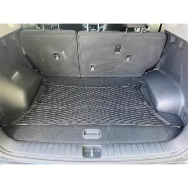 Imagem de Rede de carga elástica estilo piso para porta-malas Kia NIRO EV (SG2) 2022 - Organizador e armazenamento premium de porta-malas - Rede de bagagem para crossover - Melhor organizador de carro para Kia NIRO EV