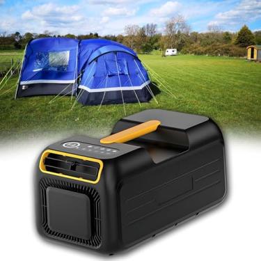 Imagem de Ar-condicionado portátil controlado por voz - Modos de resfriamento e aquecimento de 4500 BTU, operação remota/por botão, sem necessidade de água/drenagem, design compacto