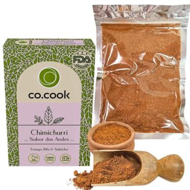 Imagem de Tempero Funcional 100% Natural CoCook Chimichurri Sabor Andes 75g para Carnes, Frango e Salsinha Zero Glúten, Zero Lactose, Zero Conservantes, Zero Corantes, Zero Sódio - Rende até 30 porções