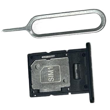 Imagem de zhxchzhi Bandeja de cartão SIM OEM Suporte de bandeja de cartão SD solt+pin compatível com Samsung Galaxy M34 5G SM-M346B/DS peças pretas