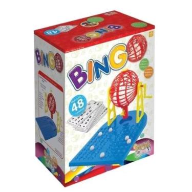 Imagem de Jogo De Mesa Bingo 48 Cartelas Diversão Em Família Junho - Home Goods