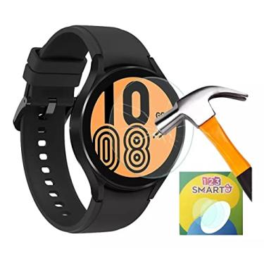 Imagem de 2x Películas de Vidro marca 123smart para Galaxy Watch 5 Watch5 44mm / Watch4 Watch 4 44MM / Watch 6 Watch6 44mm Watch 7 44mm