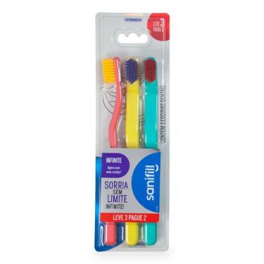 Imagem de Escova Dental Sanifill Infinite Cerdas Extramacias Leve 3 Pague 2 Core