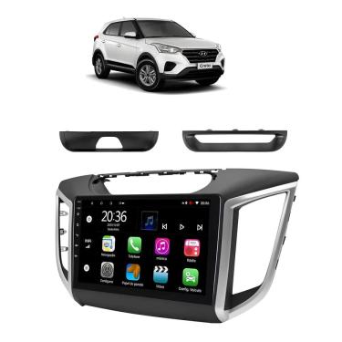 Imagem de Kit Multimídia Creta 2017 / 2024 9 Pol Android Carplay 2/32GB - 915BR ROADSTAR