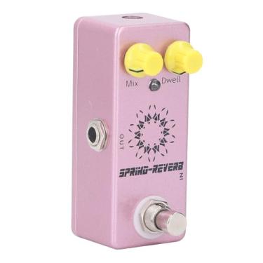 Imagem de Pedal Reverb, Pedal de Reverb de Guitarra Com Bypass True 2 Botões Funcionais Aprimoram Seu Som de Guitarra para Baixo Elétrico Guitarra