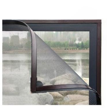 Imagem de Tela Mosquiteira Magnetica Para Janela Imã Anti Mosquitos Anti-insetos 180x150 Cor Branca(3)