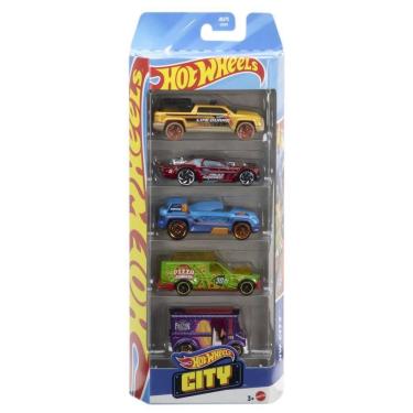 Imagem de Hot Wheels Pacote 5 Veículos City - Mattel