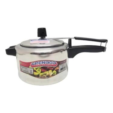 Imagem de Panela De Pressão 3 Litros Grenada Pequena De Alumínio Polida