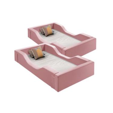 Imagem de Kit 2 Caminha Infantil modelo Montessori em Espuma D 26 Desmontável te