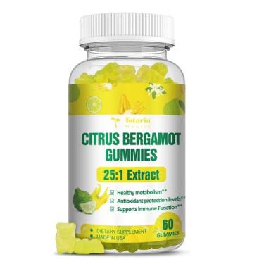 Imagem de Suplemento Totaria Citrus Bergamota Gummies 60 unidades