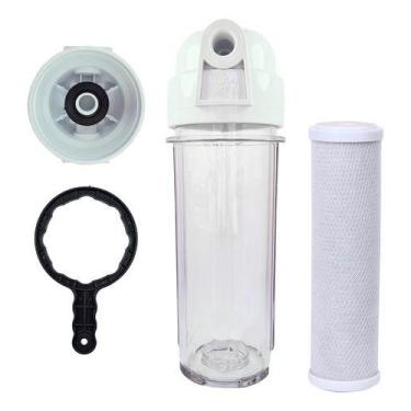 Imagem de Filtro Agua 9 3/4 Ponto Uso Pou 2 Carvão Ativado - LTG Commerce, Trans