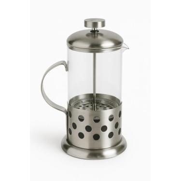 Imagem de Cafeteira Prensa Francesa 800ml – Vidro e Metal, Café, Chá e Espumador de Leite – French Press Resistente e Elegante - Ecologico