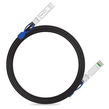 Imagem de ipolex 25G SFP28 DAC, 25GBASE SFP+ Twinax, 25Gbps SFP28 para SFP28 Cabo passivo de cobre (DAC), para Cisco SFP-H25GB-CU3M, Ubiquiti UACC-DAC-SFP28, Arista e mais, 3 m (10 pés)
