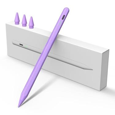 Imagem de Caneta Stylus para iPad com sensibilidade de inclinação de rejeição da palma, 13 minutos totalmente carregada, MEKO Active Apple Pencil compatível com iPad 6/7/8/9/10, Pro 12.9 e 27.9 cm/M4, Air3/4/5