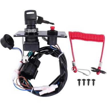 Imagem de Marine Boat 37100 96J24 Caixa de controle de conjunto de painel de chave de ignição de motor único para motor de popa Suzuki Marine 37100-96J25