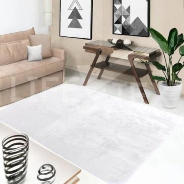 Imagem de Tapete Para Sala Felpudo 2,40 x 2,00 Mt (Branco)