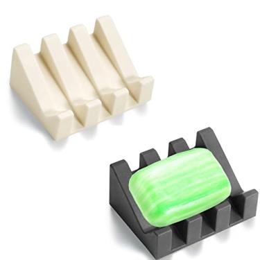 Imagem de HANCELANT Saboneteira, Suporte De Barra Para Chuveiro, Banheiro, Cozinha, Banheira, Fácil Limpar, Manter Seco, Prolonga A Vida Útil