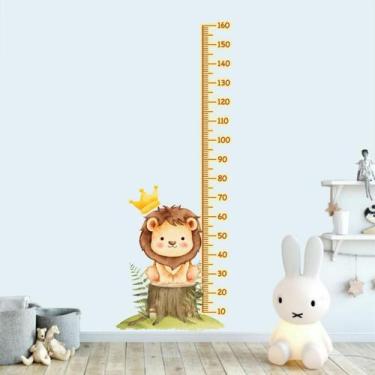 Imagem de Adesivo De Parede Régua De Crescimento Leaozinho - Lojinha Da Luc Ades