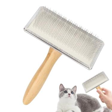 Imagem de Escova Desembaraçante Para De Cão | Ferramenta De Higiene Para Animais Para Remover - Ferramentas De Limpeza: Rastelo Para Sub, Pente Desembaraçador, Removedor De Para Animais De Curto E Longo