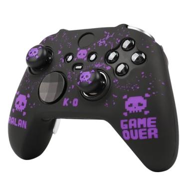 Imagem de Capa de controle de caveira Pixelated compatível com controle sem fio Xbox Elite Series 2 Core, capa protetora para RALAN