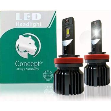 Imagem de Par Lampada Automotiva Ultra Led H1 Bivolt 25w 2500lm 6500k - Holben