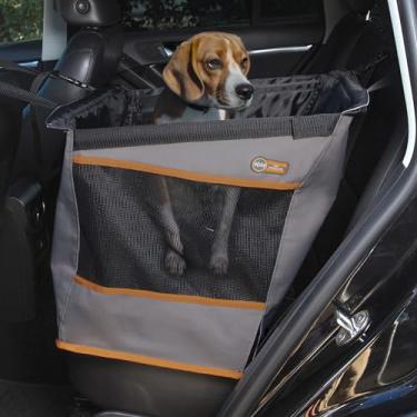 Imagem de K&H PET PRODUCTS Buckle N' Go assento de carro para animais de estimação cinza pequeno 53 x 33 x 48 cm