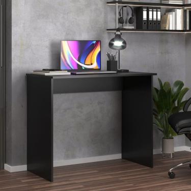 Imagem de Mesa de Reunião Escrivaninha para Notebook Compact Preto