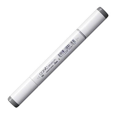 Imagem de COPIC Marcador Sketch Ponta Dupla Redonda e Chanfrada, Cor N8 Neutral Gray 8, 1 unidade