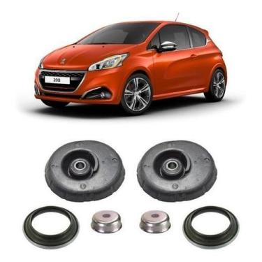 Imagem de Par Rolamento + Batente Dianteiro Peugeot 208 2015 2016 17 - Qualykits