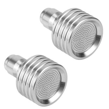 Imagem de 2 Bicos Lavadora Alta Pressão com Furo 0,4mm/0,5mm, para Pistola Água Pressão Inserção Rápida 1/4 de Polegada Acessórios Lavadora de Alta para Regar Flores e Lavar Carros (Prata)