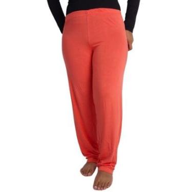 Imagem de Calça Pijama Viscolycra Plus Size Sepie 1208N Coral-Unissex