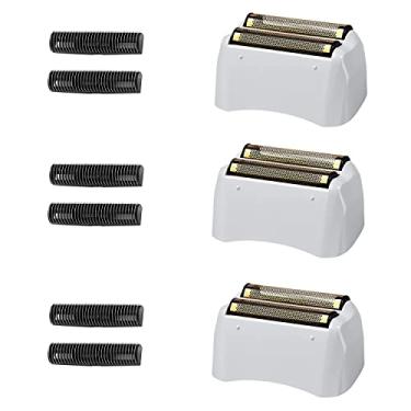 Imagem de 3 pacotes de lâminas de substituição Pro Shaver e cortadores compatíveis com Andis #17155 e #17150#17200 Shaver Pro Foil